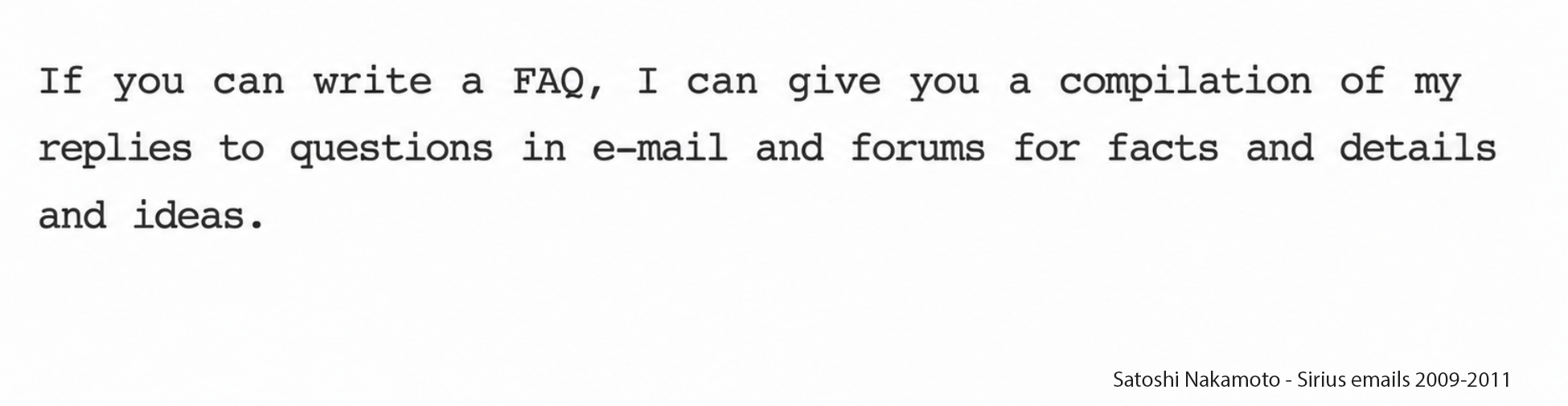 Sirius emails 2009-2011