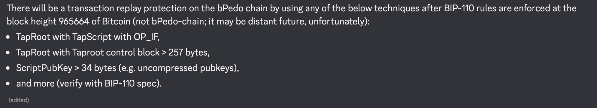 Screenshot of Bitcoin Knots Discord. 