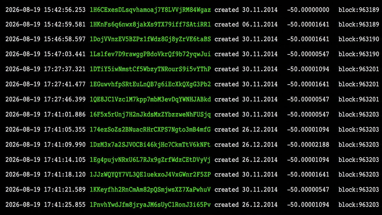 Btcparser.com screenshot. 