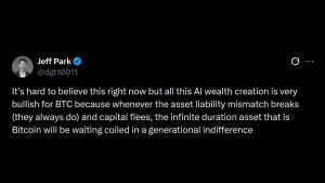 ParaFi Partner Bets AI Capital Flees to Bitcoin After Crash ParaFi Partner Bets AI Capital Flees to Bitcoin After Crash