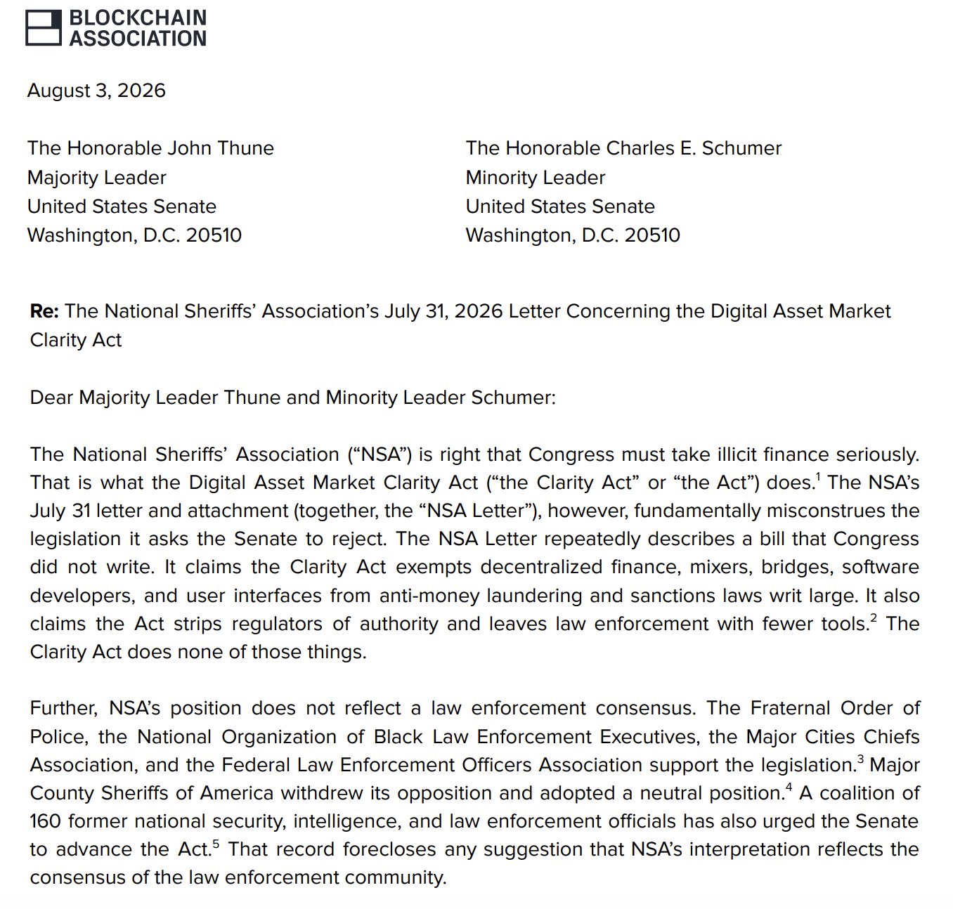 Law Enforcement Says CLARITY Act Aids Criminals. Industry Says They're Wrong Law Enforcement Says CLARITY Act Aids Criminals. Industry Says They're Wrong