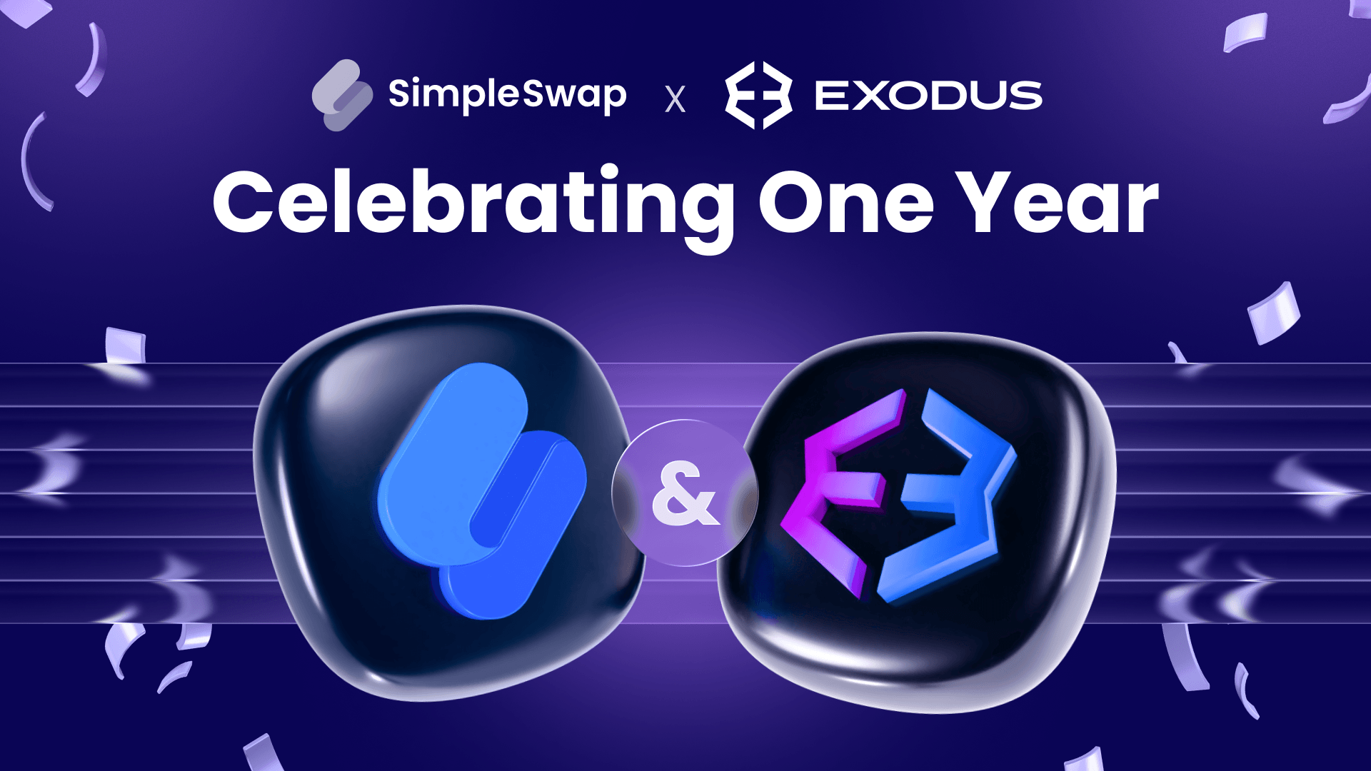 SimpleSwap Marks a Year Inside Exodus Wallet, Ships Five Partner Updates With No Integration Changes