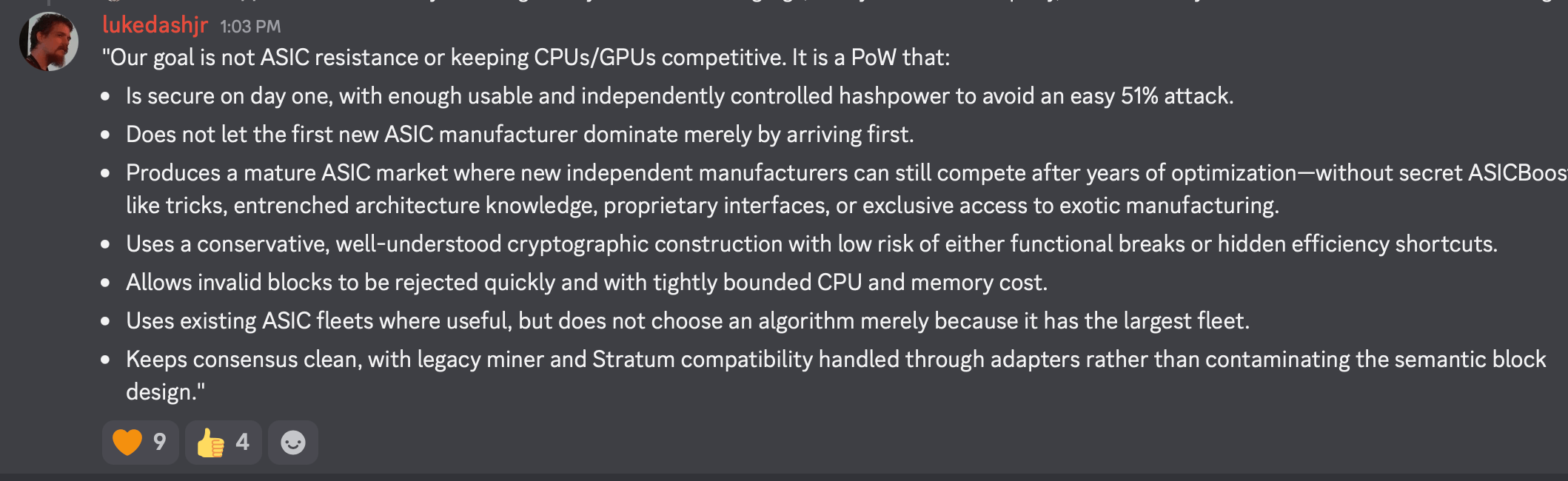 Bitcoin Knots Discord server screenshot
