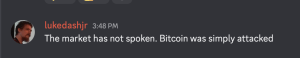 BIP-110 Backers Plot Minority Chain's PoW Reset to 'Fire' Bitcoin Miners Knots Discord screenshot