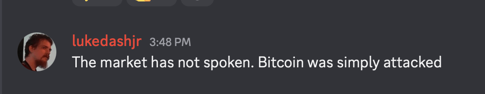 BIP-110 Backers Plot Minority Chain's PoW Reset to 'Fire' Bitcoin Miners Knots Discord screenshot