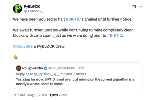 BIP-110 Backers Plot Minority Chain's PoW Reset to 'Fire' Bitcoin Miners X screenshot