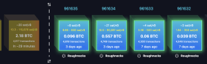 BIP-110’s Breakaway Chain Faces a Long Fight to Survive Mempool screenshot.