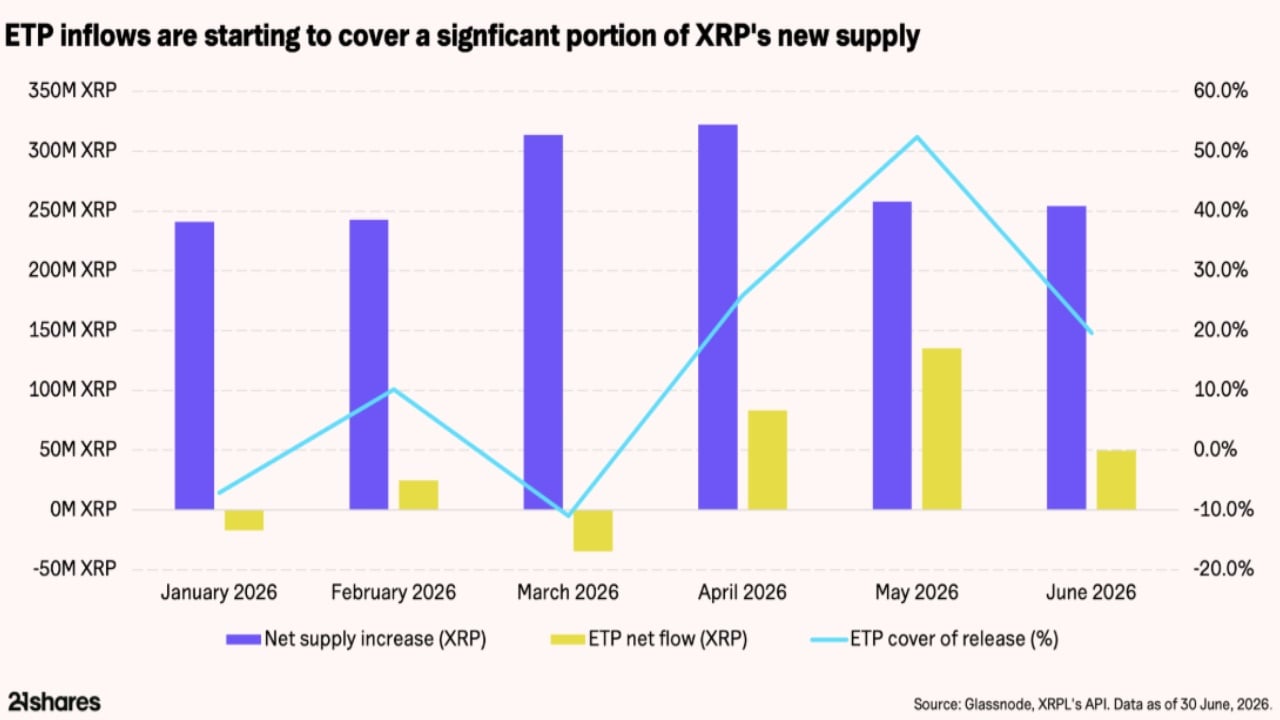 XRP Faces 5.5% Annual Supply Dilution as XRPL Revenue Falls 81.6%