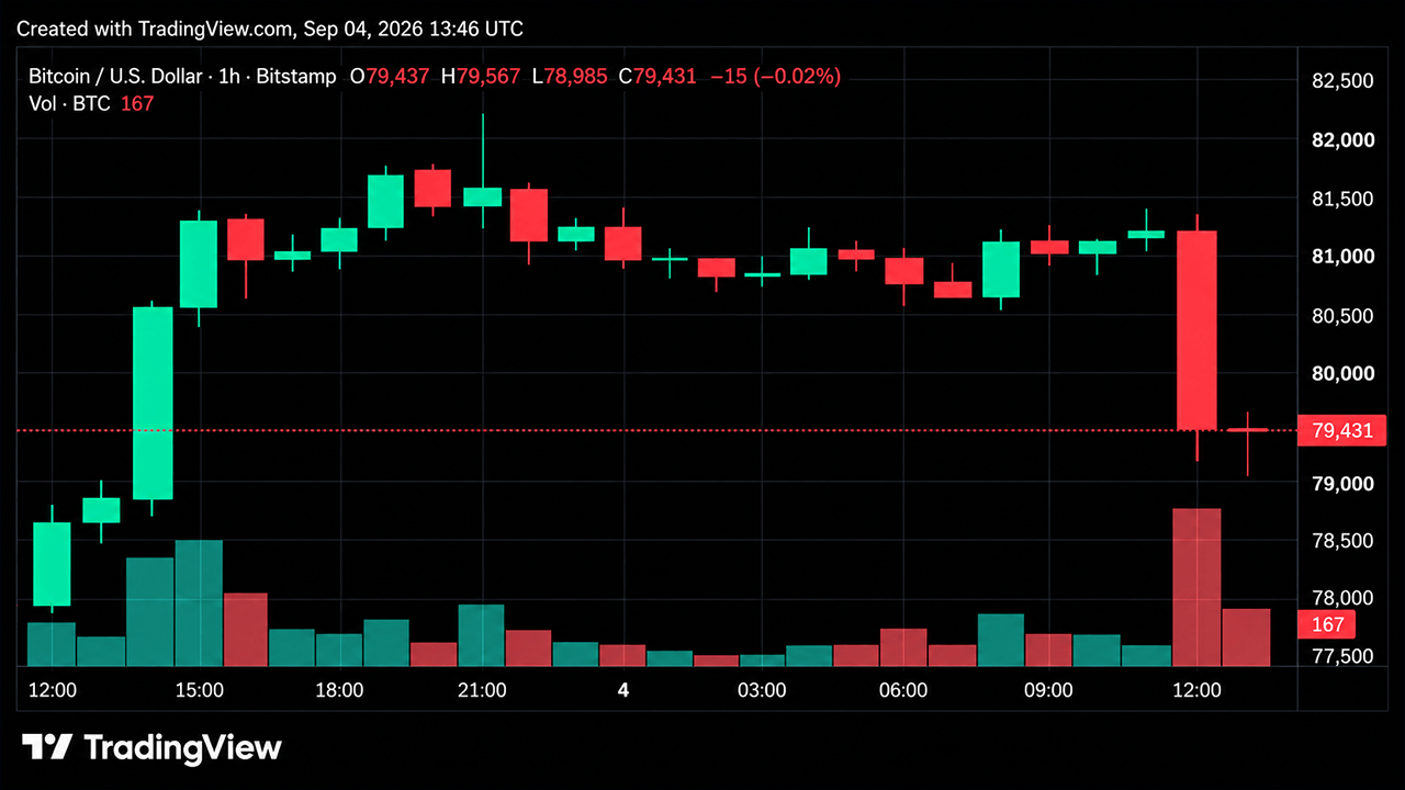 Bitcoin Retreats From $82K Peak as Support Levels Take Center Stage