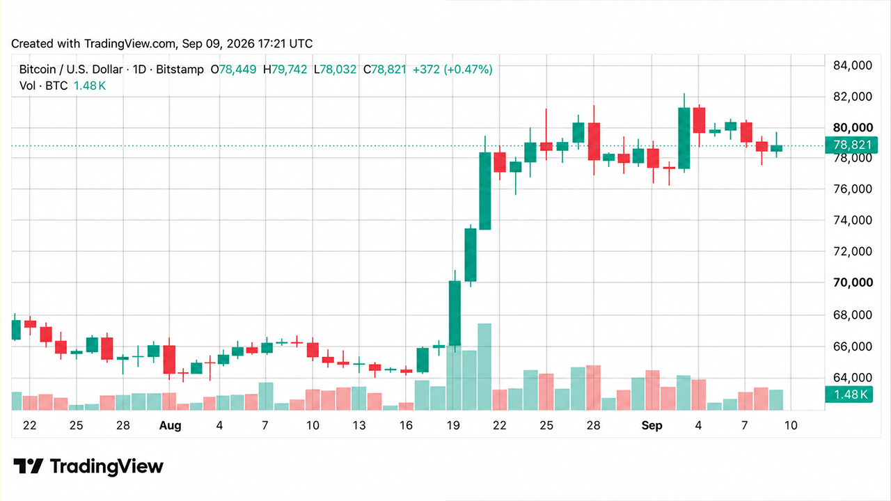 Bitcoin Price Steadies at $78K Following $6 Billion U.S. Treasury Debt Buyback