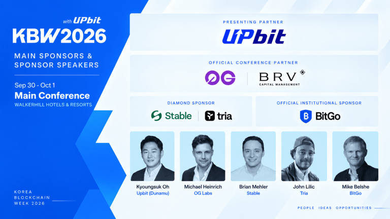 KBW2026 Unveils Partner Lineup Featuring Global Digital Asset Leaders