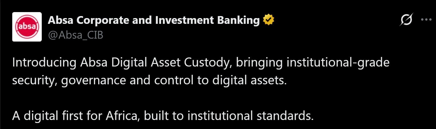 Absa/Ripple launch announcement