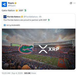 XRP Branding Hits Florida Field in Reported $5M Annual Ripple Deal XRP Branding Hits Florida Field in Reported $5M Annual Ripple Deal