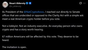 Ripple's Legal Chief Chases Democratic Votes to Save the CLARITY Act Ripple's Legal Chief Chases Democratic Votes to Save the CLARITY Act