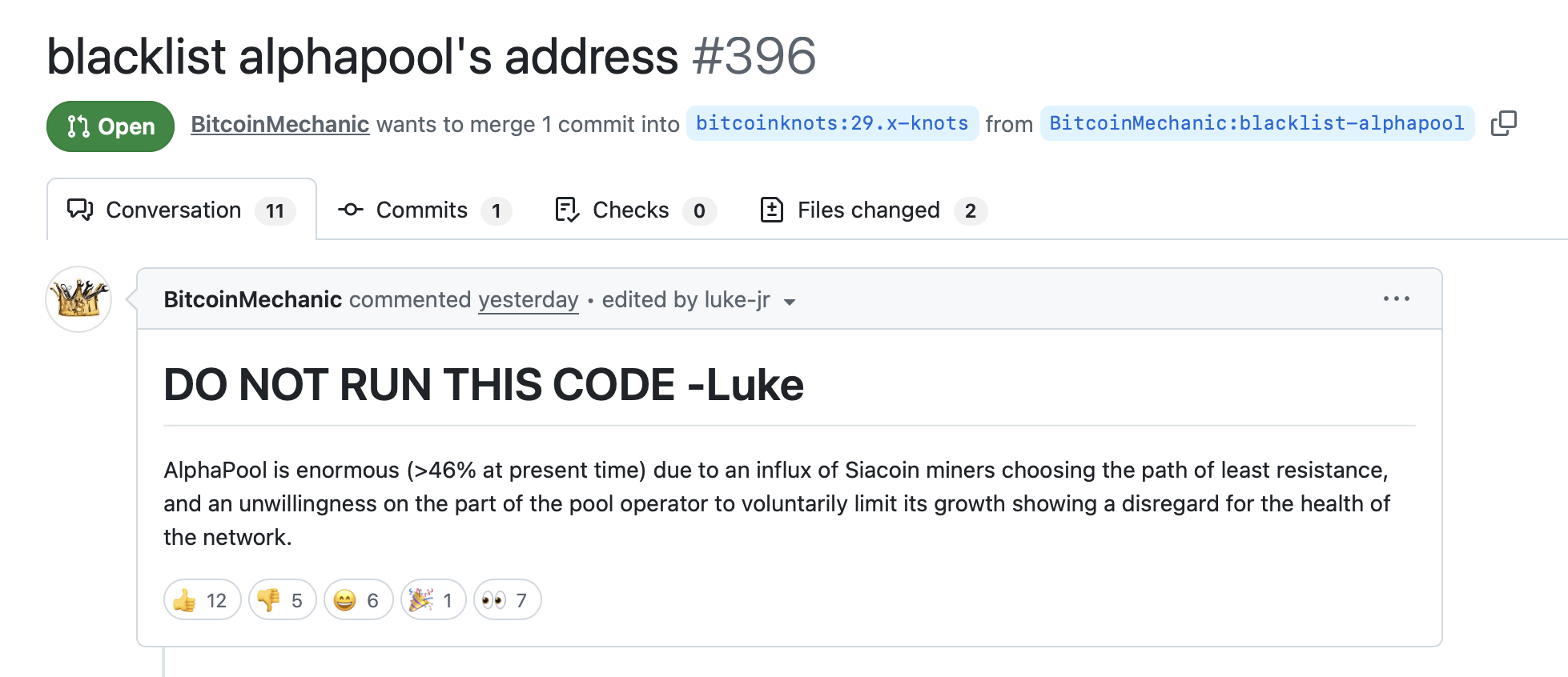 BTCB2 Github repository screenshot. 