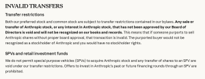 No Anthropic Stock Exists, but Crypto Traders Just Priced It at $2T Anthropic message screenshot.