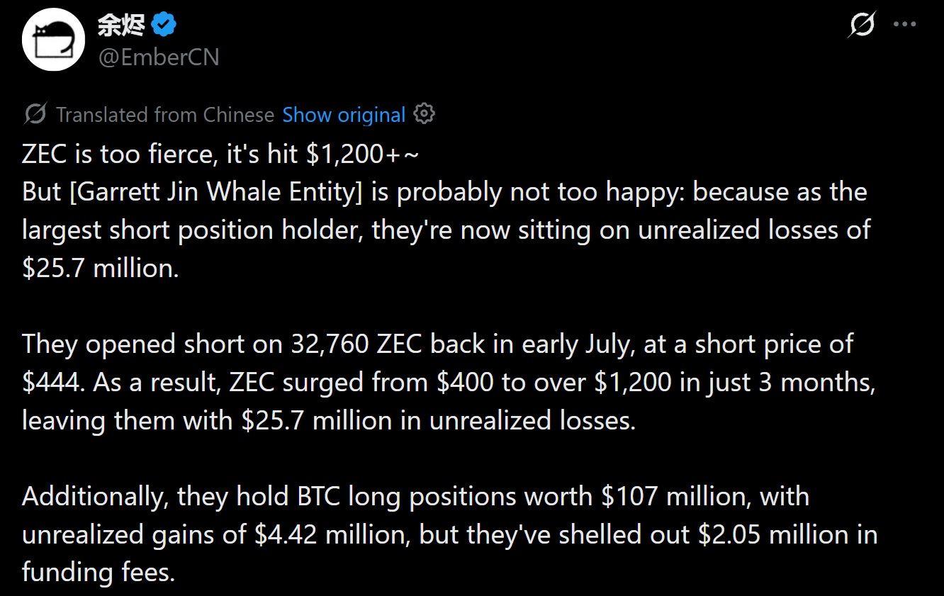 Zcash analysis by EmberCN