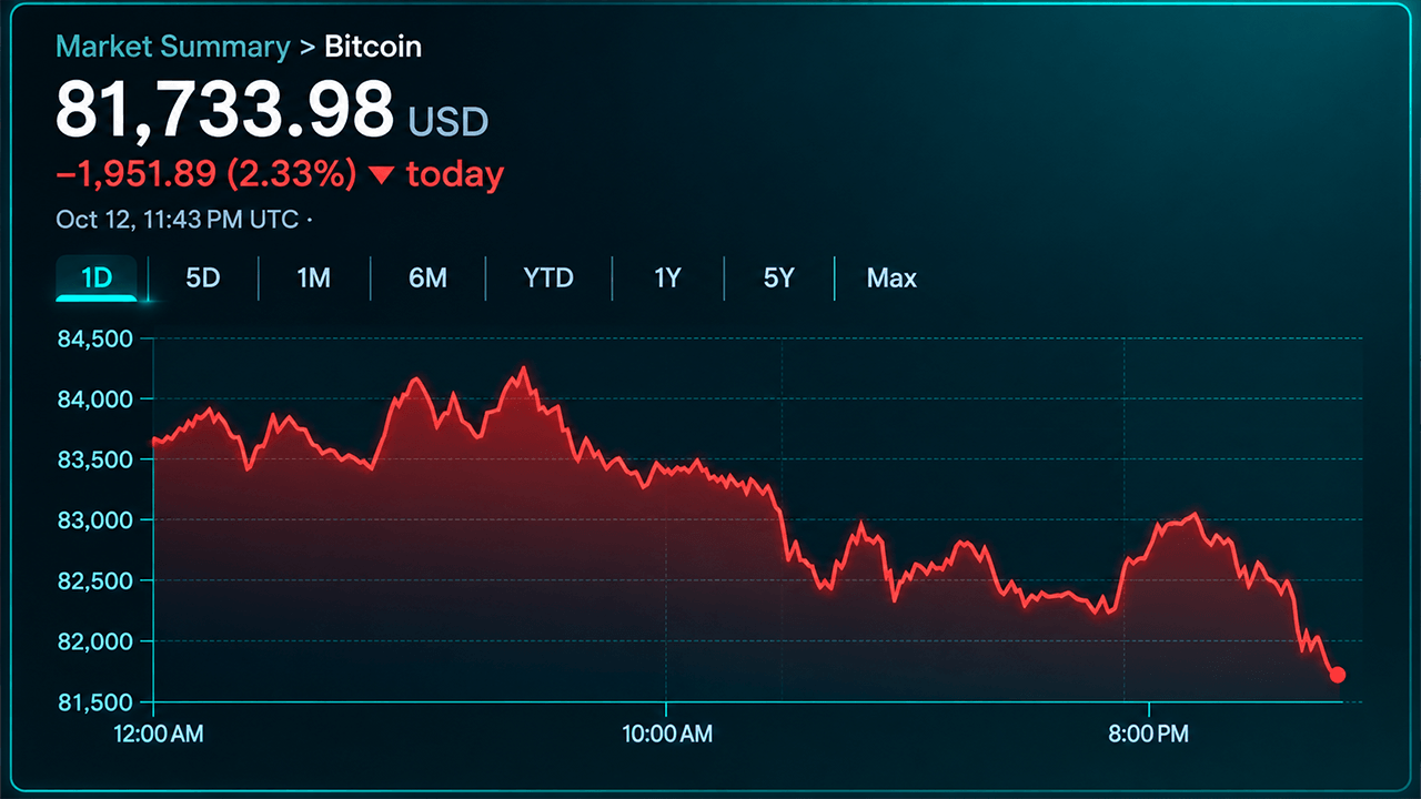Bitcoin Falls Below $82K as $406M in Long Positions Get Liquidated