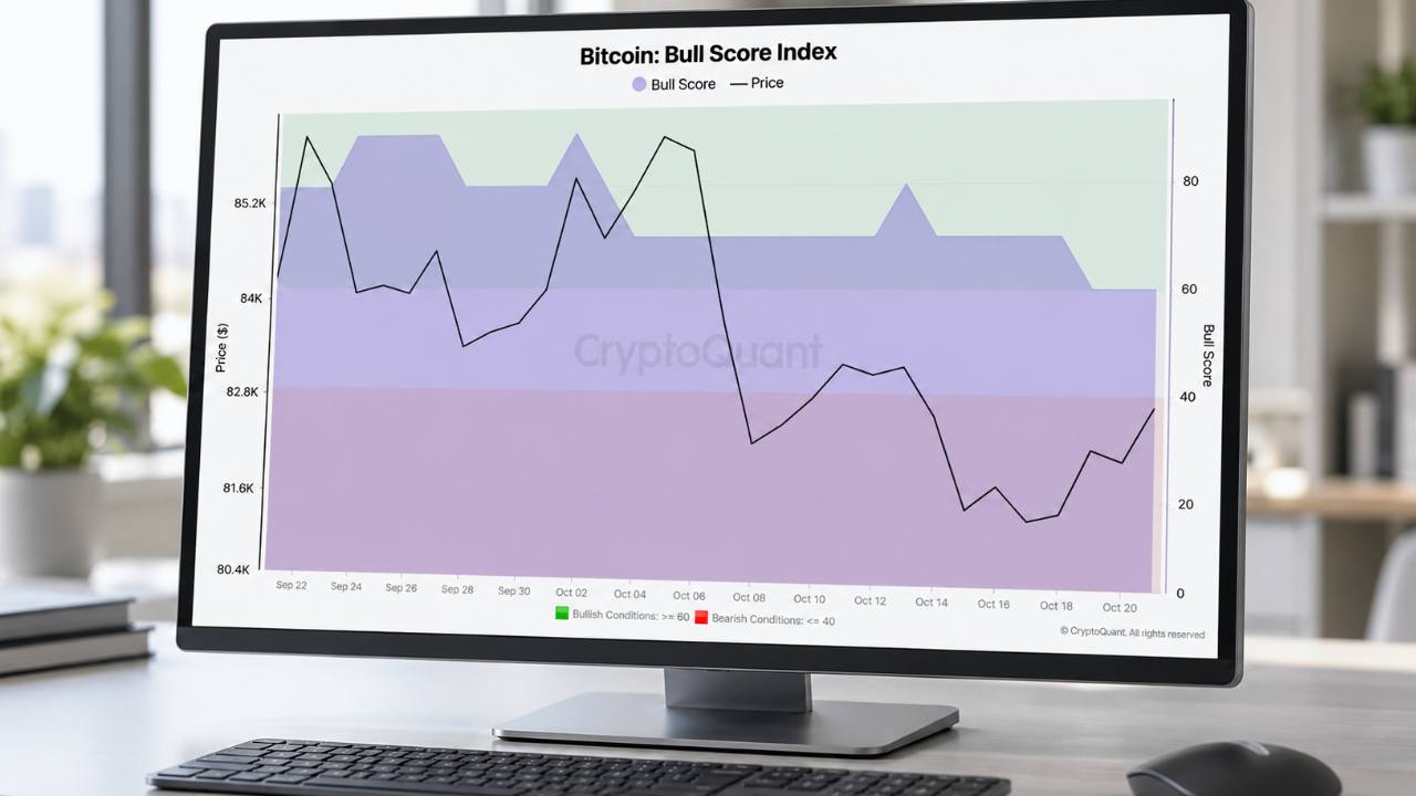 Bitcoin Bull Score Index Falls From 80 to 60 as Momentum Weakens