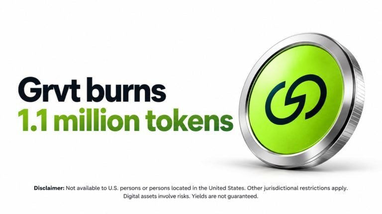 GRVT Burns 1.1 Million Tokens Ahead of Version 2.0
