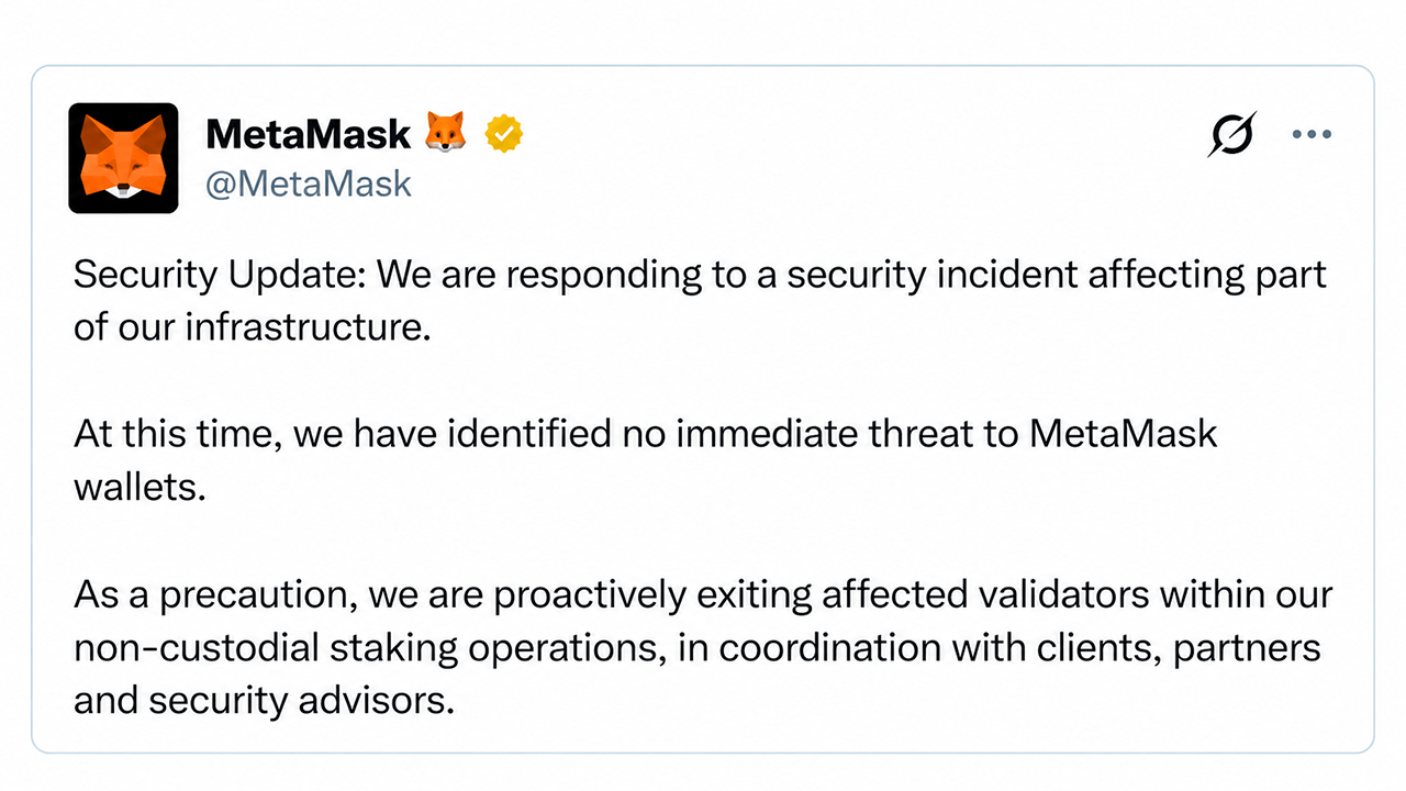 Metamask Pulls Validators as Meager ETH Theft Sounds Big Alarm