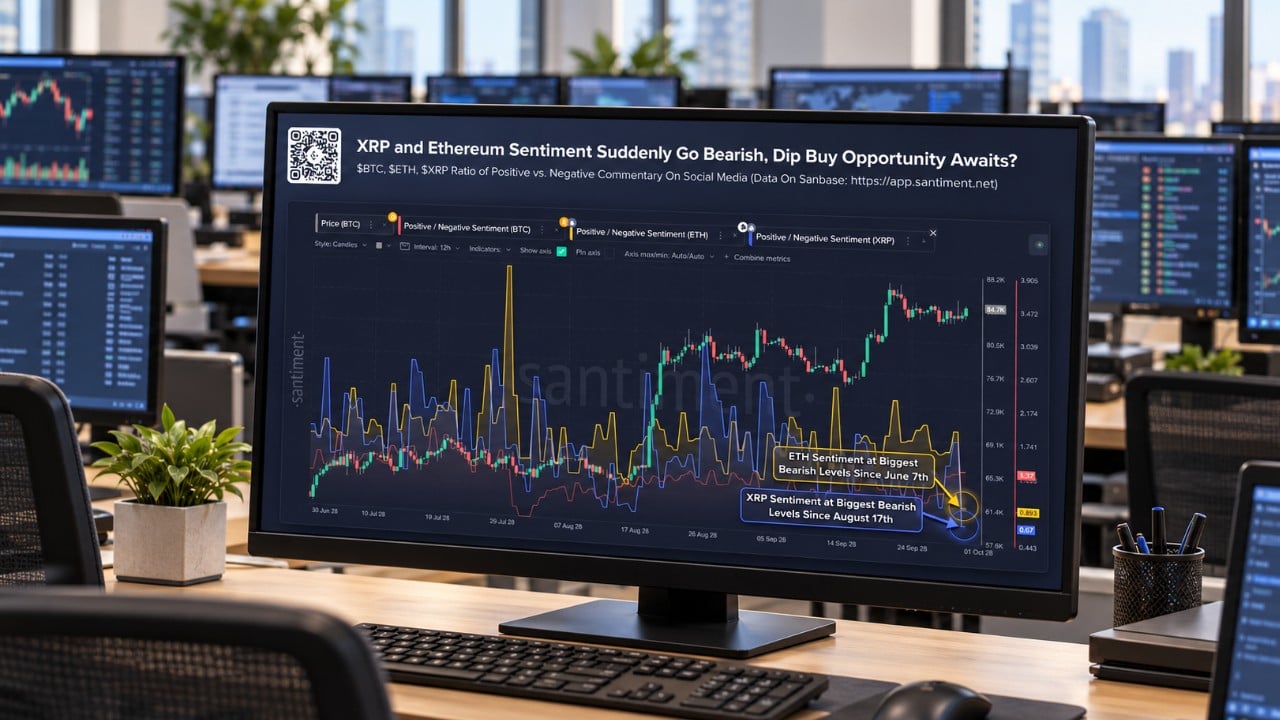 XRP Social Sentiment Drops to Lowest Level Since August as Bearish Commentary Dominates