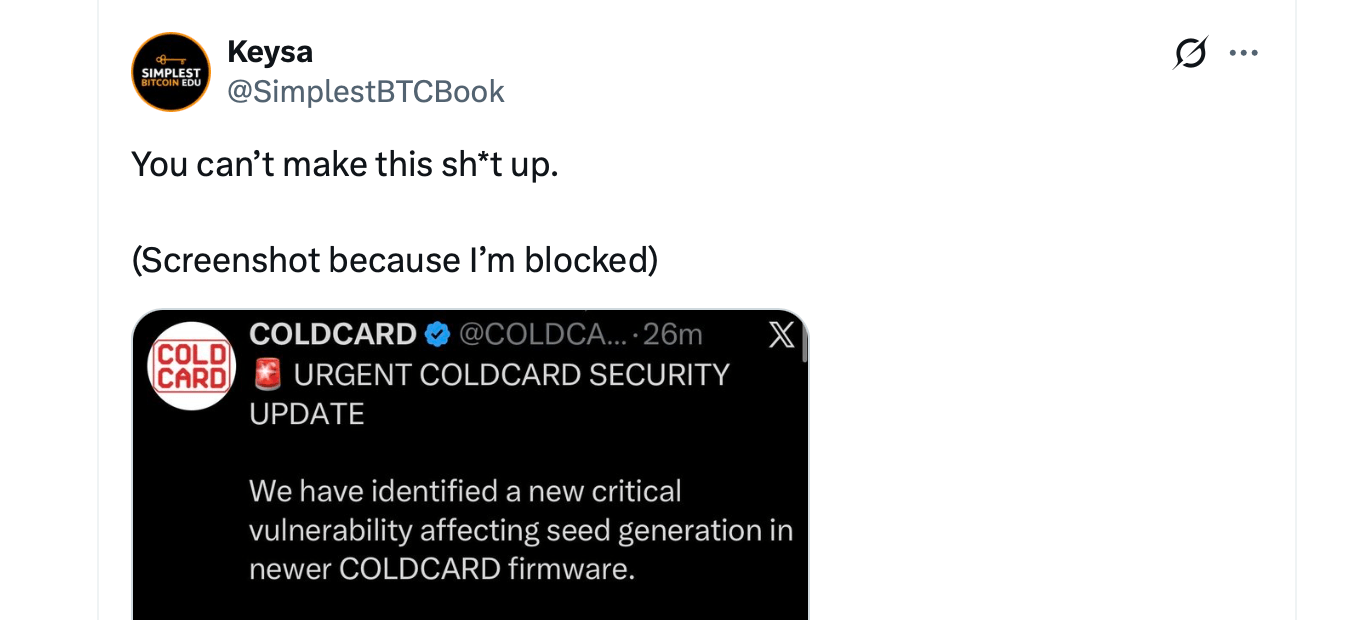 X screenshot. 