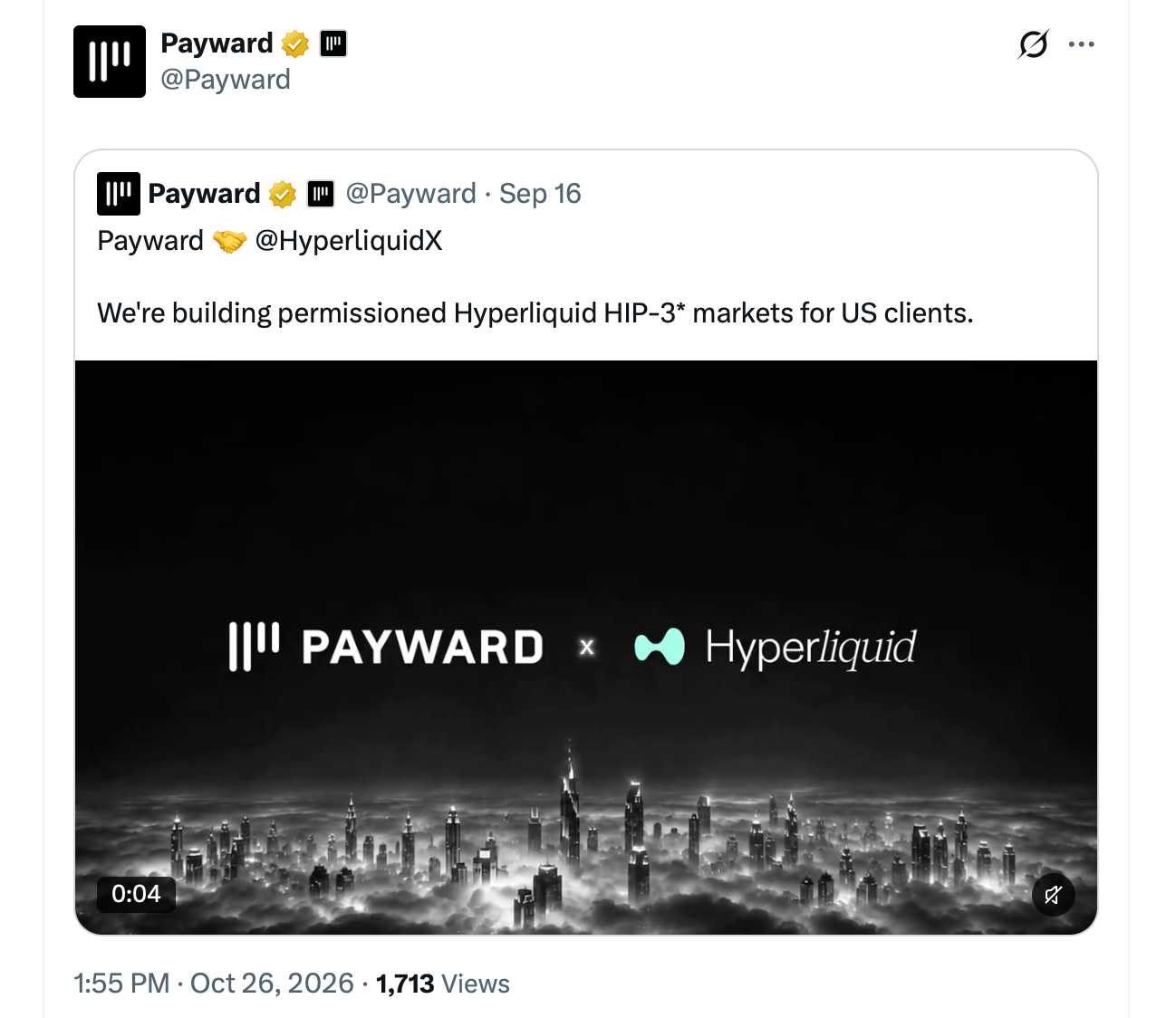 Kraken Parent Payward Eyes First CFTC-Regulated Hyperliquid Futures Market