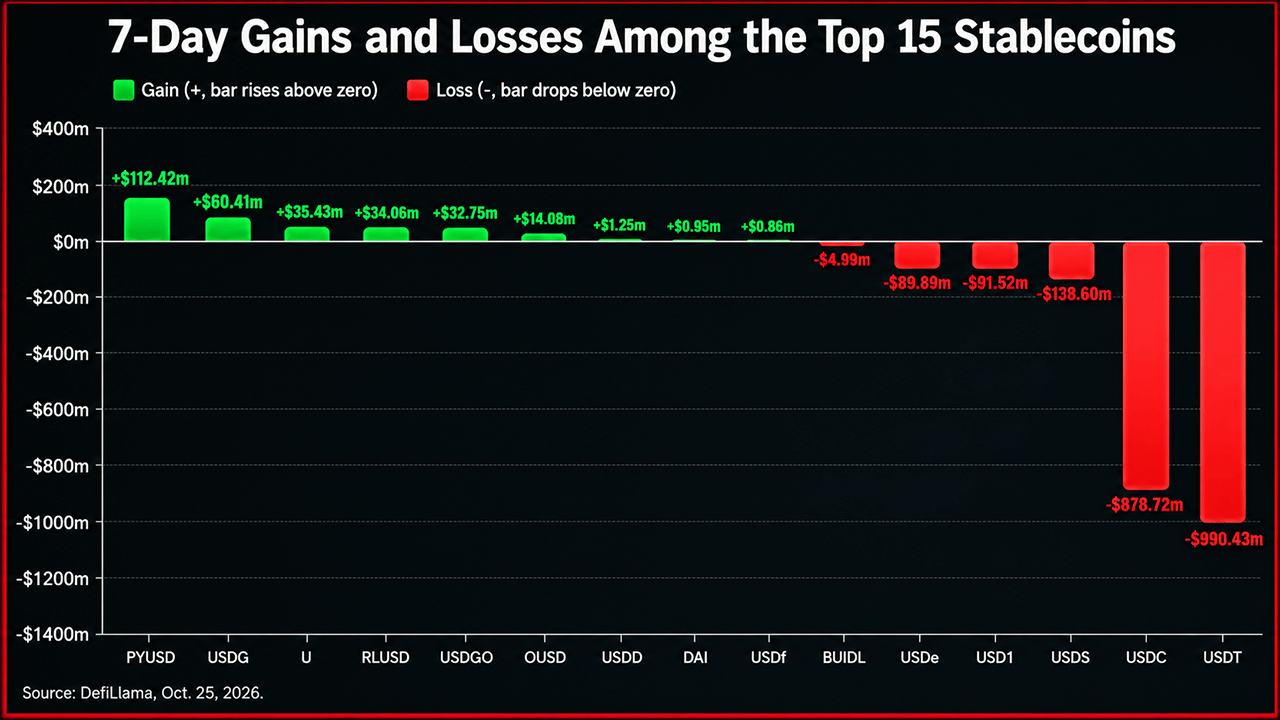 Stablecoin Market Sheds $12.7B Since May as USDC Leads the Retreat