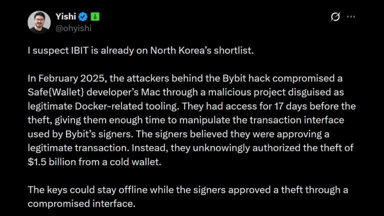 Who’s Next? OneKey CEO Warns Hackers Will Target Blackrock’s Bitcoin ETF